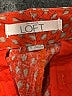 Ann Taylor LOFT Hearts Orange Shorts Size 6 - photo 3