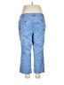 Lands' End Paisley Blue Casual Pants Size 14 - photo 2
