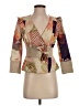 Elevenses 100% Polyester Print Gold Blazer Size 4 - photo 1