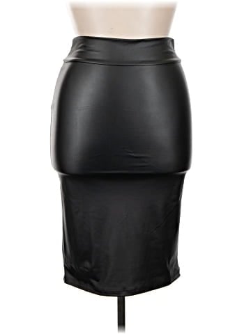 Simlu Faux Leather Skirt (view 1)