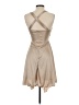 Love 100% Polyester Tan Cocktail Dress Size 3 - photo 2