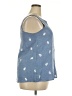 Papermoon 100% Polyester Blue Sleeveless Blouse Size XXL - photo 4