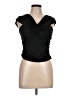 WAYF 100% Polyester Black Sleeveless Blouse Size L - photo 1