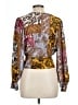Ember 100% Polyester Brown 3/4 Sleeve Blouse Size L - photo 2