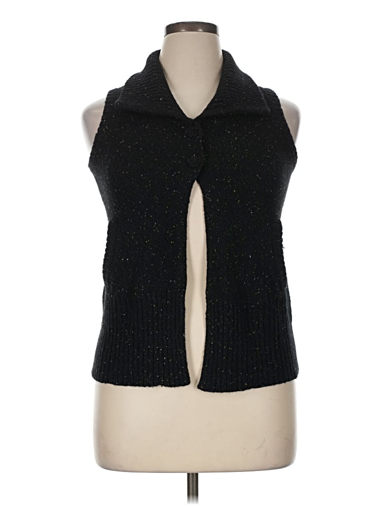 Pre-owned Roxy Sweater Vest In Black