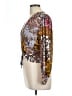 Ember 100% Polyester Brown 3/4 Sleeve Blouse Size L - photo 5