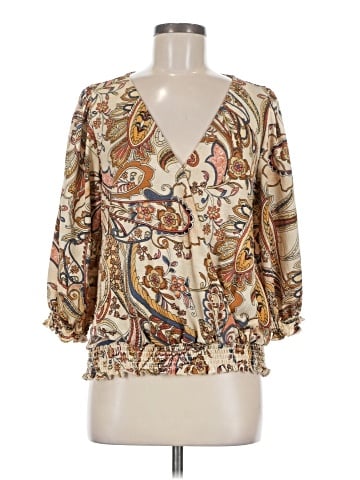 MELLODAY 3/4 Sleeve Blouse (view 1)