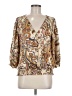 MELLODAY Ivory 3/4 Sleeve Blouse Size M - photo 1