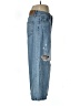 Pull&Bear Hearts Blue Jeans Size 8 - photo 4