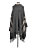 Barefoot Dreams 100% Polyester Gray Poncho One size - photo 1