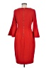 Calvin Klein Solid Red Cocktail Dress Size 8 - photo 2