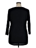 Design History Black 3/4 Sleeve Top Size XL - photo 2