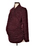 Hello Miz Burgundy Pullover Sweater Size Lg Maternity - photo 1