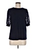 Cable & Gauge Blue 3/4 Sleeve Top Size M - photo 1