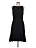 H By Halston 100% Polyester Black Cocktail Dress Size 10 - photo 1