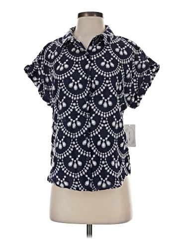 Fig & Flower Short Sleeve Blouse (view 1)