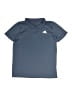 Adidas 100% Polyester Blue Short Sleeve Polo Size 14 - 16 - photo 1