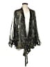 Free People Silver Gray Kimono One size - photo 1