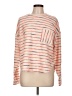 Lou & Grey Stripes Orange Pullover Sweater Size L - photo 1