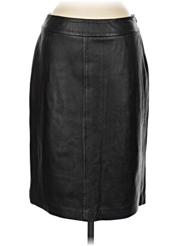 Kasper Faux Leather Skirt (view 1)