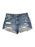 Zara Blue Denim Shorts Size 8 - photo 1