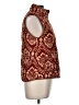 Bo Bel 100% Polyester Paisley Red Vest Size M - photo 4