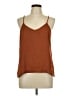 H&M Conscious 100% Polyester Brown Sleeveless Blouse Size 10 - photo 1