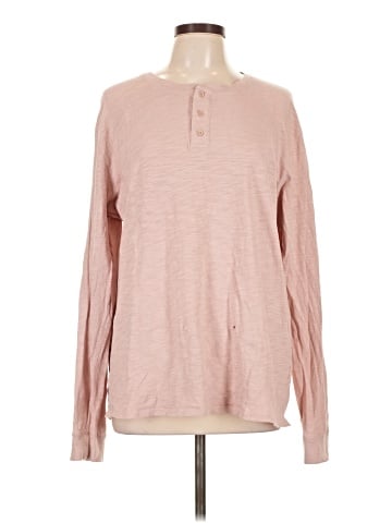 Vince. Long Sleeve Henley (view 1)
