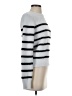 Bailey 44 Stripes Silver Turtleneck Sweater Size S - photo 4