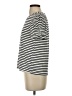 Modern Works Stripes Silver Short Sleeve Top Size S - photo 5