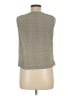 Equipment 100% Silk Gray Sleeveless Silk Top Size M - photo 2