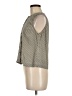 Equipment 100% Silk Gray Sleeveless Silk Top Size M - photo 5