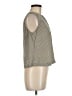 Equipment 100% Silk Gray Sleeveless Silk Top Size M - photo 4