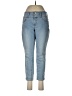 ROYALTY Stripes Blue Jeans Size 8 - photo 1