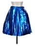 Topshop 100% Polyester Metallic Blue Formal Skirt Size 2 - photo 1