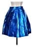 Topshop 100% Polyester Metallic Blue Formal Skirt Size 2 - photo 2