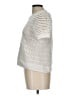 Madewell Chevron-herringbone Silver Pullover Sweater Size L - photo 5