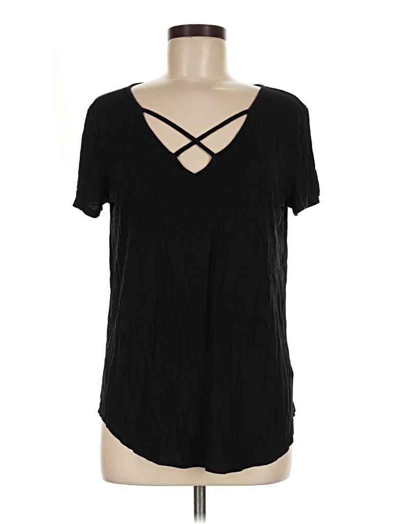 Pre-owned Popular 21 Short Sleeve T-shirt In Black