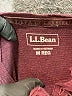 L.L.Bean Burgundy Long Sleeve Henley Size M - photo 7