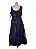 DKNY Graphic Blue Cocktail Dress Size 16 - photo 2