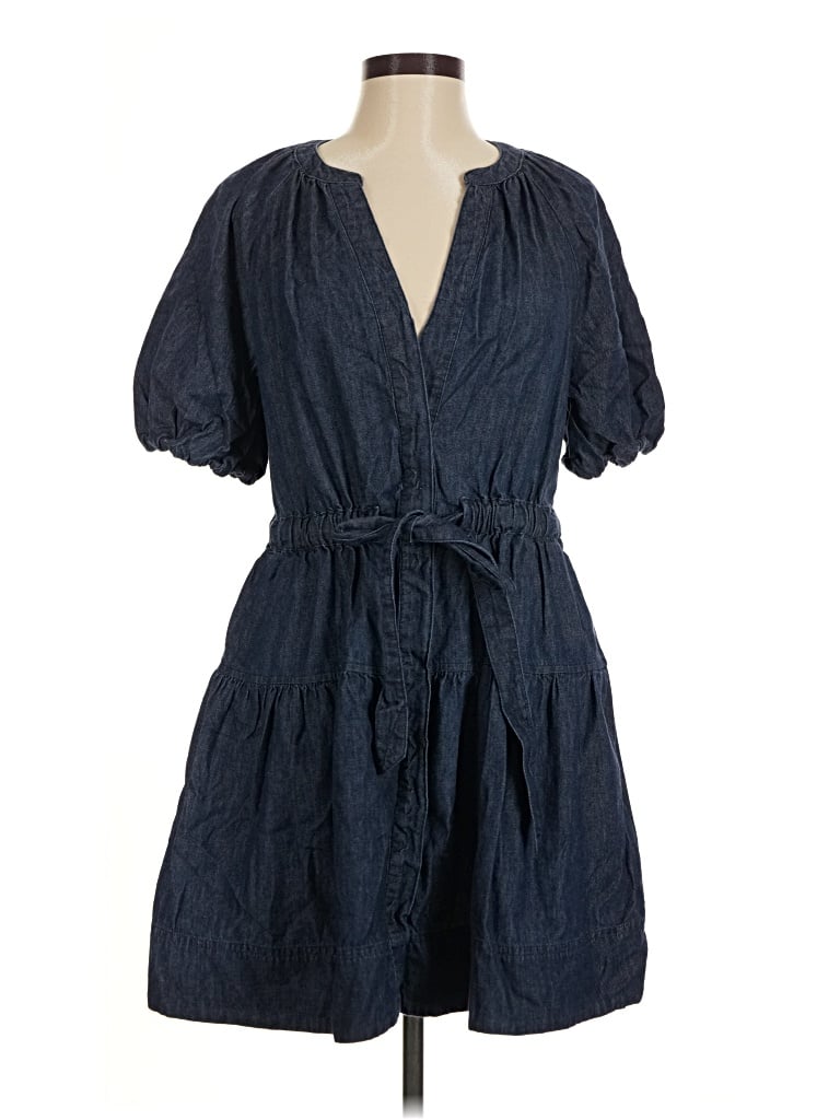 Pre-owned Free Assembly Casual Dress In Blue