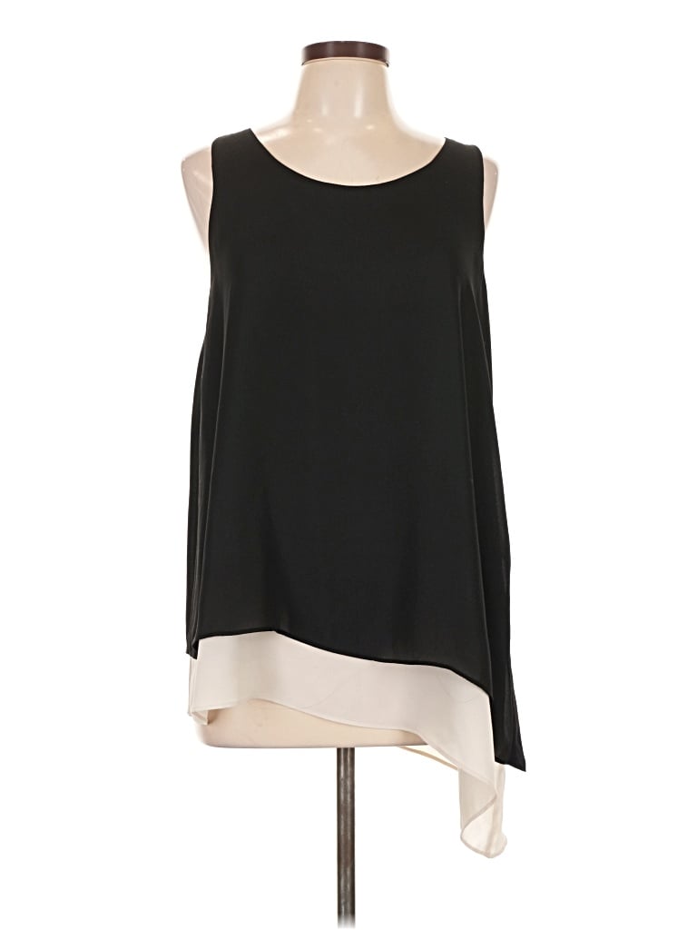 Pre-owned Max Studio Sleeveless T-shirt In Black