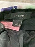 J.Crew 100% Polyester Print Black Casual Pants Size 4 - photo 7