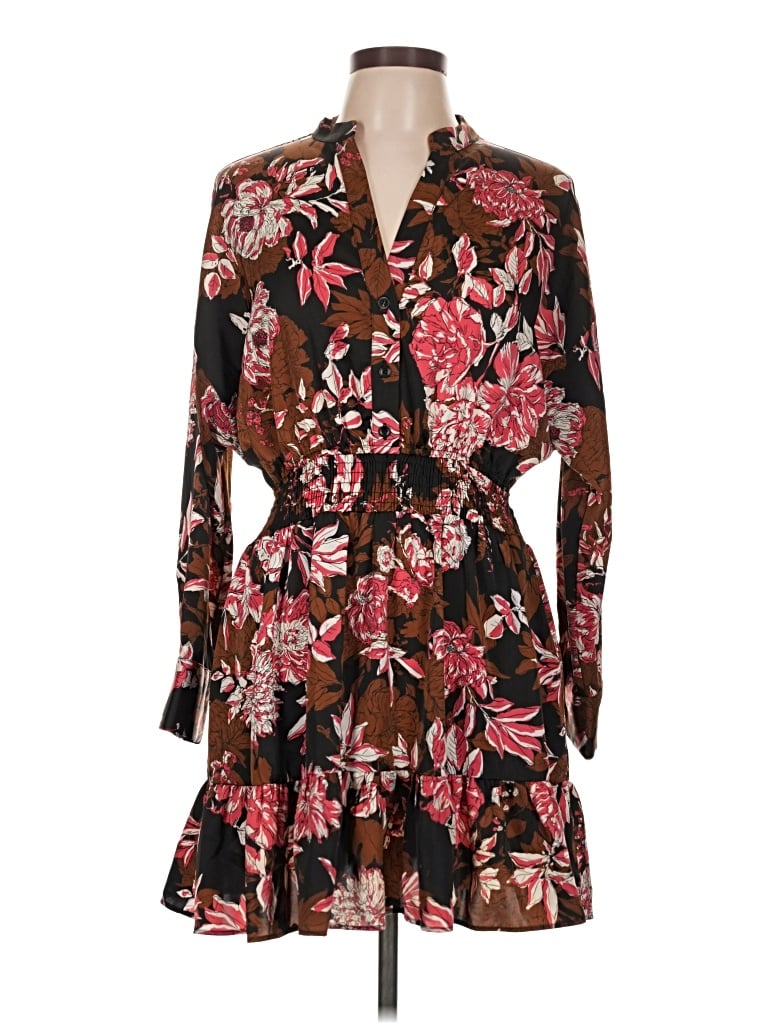 Pre-owned Zara Casual Dress In Brown