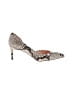 J.Crew Animal Print Ivory Heels Size 9 - photo 1