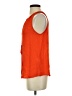 Joie 100% Silk Orange Sleeveless Silk Top Size S - photo 5