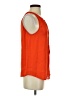 Joie 100% Silk Orange Sleeveless Silk Top Size S - photo 4