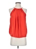 E&M Collection 100% Rayon Orange Sleeveless Blouse Size S - photo 1
