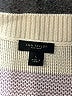 Ann Taylor Factory 100% Cotton Stripes Ivory Pullover Sweater Size L - photo 7
