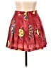 LBH 100% Polyester Paisley Red Casual Skirt Size 10 - photo 2